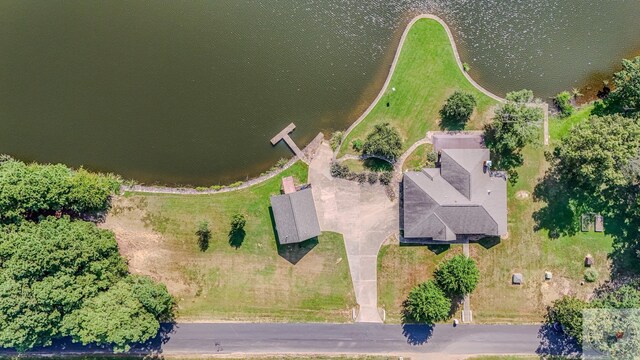676 Akin Rd, Texarkana, TX 75503 - aerial view featuring a water view