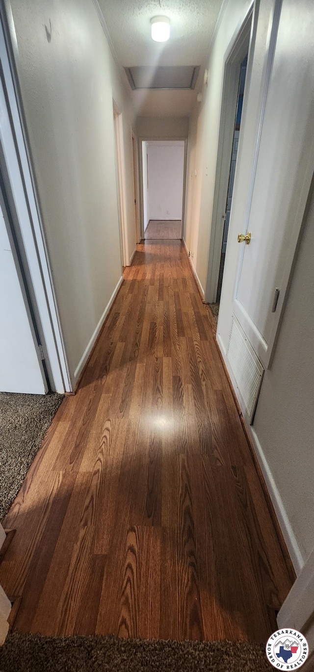 3507 Belmont Ave, Texarkana, AR 71854 - hallway featuring wood finished floors and baseboards