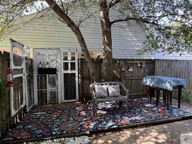 view of patio