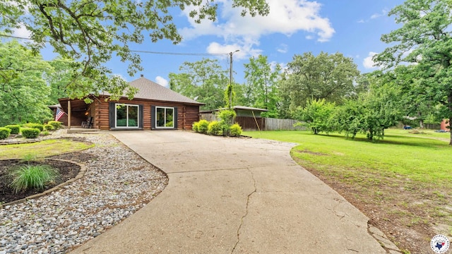 77 Big Rock Cir, Texarkana, AR 71854 - view of yard with concrete driveway