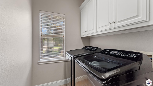 13 Whitney Cir, Texarkana, TX 75503 - laundry room featuring independent washer and dryer and cabinet space