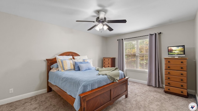 13 Whitney Cir, Texarkana, TX 75503 - bedroom with light colored carpet and ceiling fan
