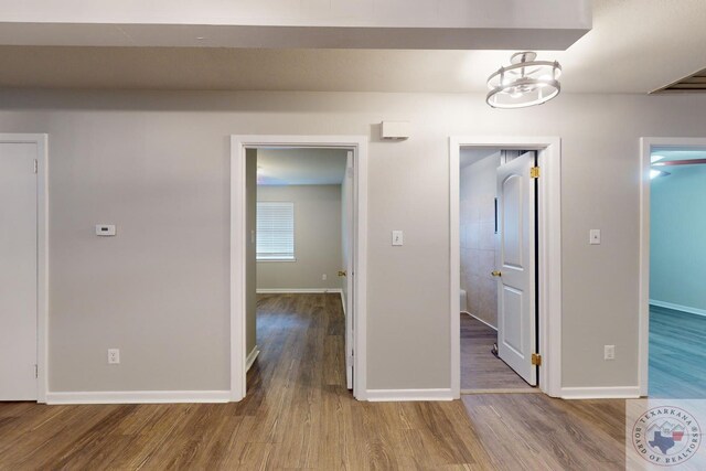 interior space featuring hardwood / wood-style floors