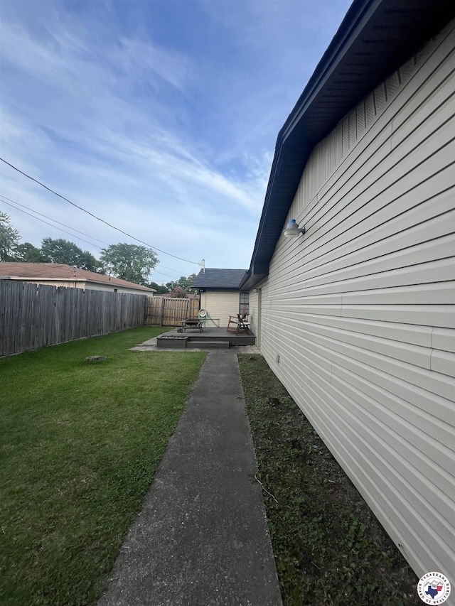 4801 Sanderson Ln, Texarkana, AR 71854 - view of yard featuring a deck