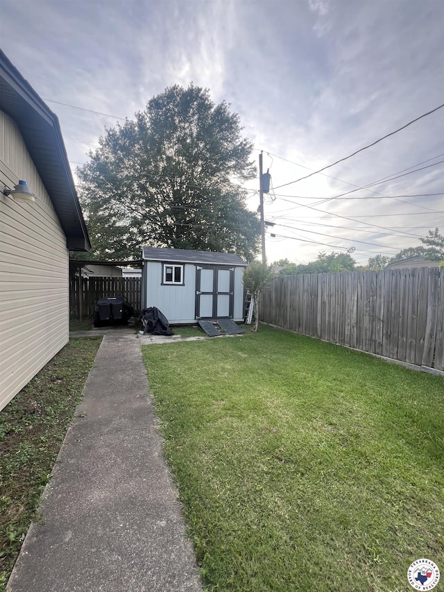 4801 Sanderson Ln, Texarkana, AR 71854 - fenced backyard with a shed