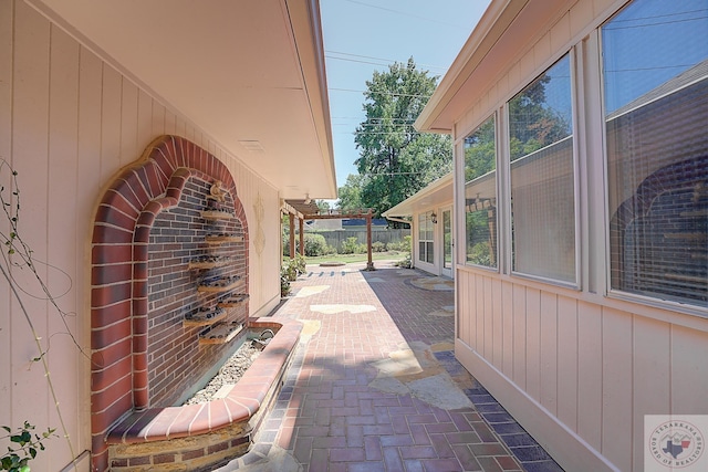 view of patio