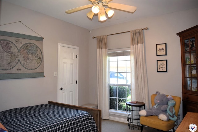 2905 Landon Ln, Texarkana, TX 75503 - carpeted bedroom with ceiling fan
