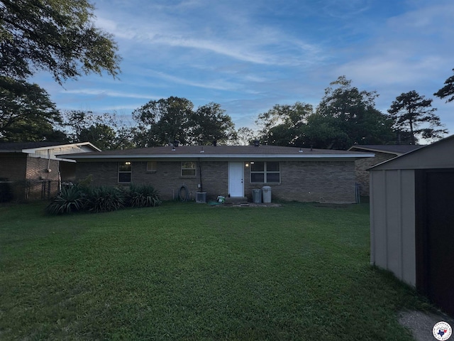 3706 Greenwood St, Texarkana, AR 71854 - rear view of property with cooling unit and brick siding