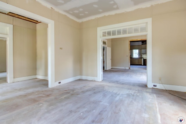 2101 Hazel St, Texarkana, TX 75501 - spare room with crown molding and light wood-type flooring