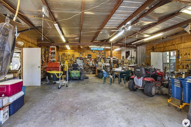 179 Fm 2791, Atlanta, TX 75551 - garage featuring a workshop area