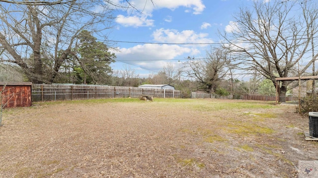 911 S Crestview Dr, Atlanta, TX 75551 - view of yard with fence