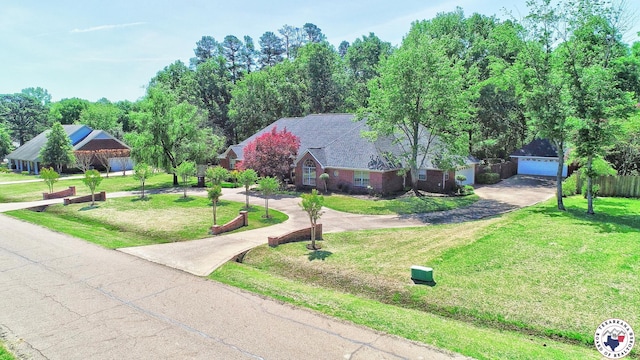 6632 Lakeridge Dr, Texarkana, TX 75503 - view of front of home featuring concrete driveway