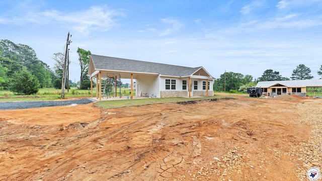 view of front of home