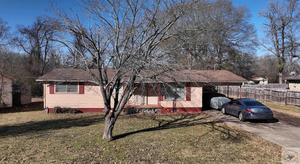 view of home's exterior featuring a yard