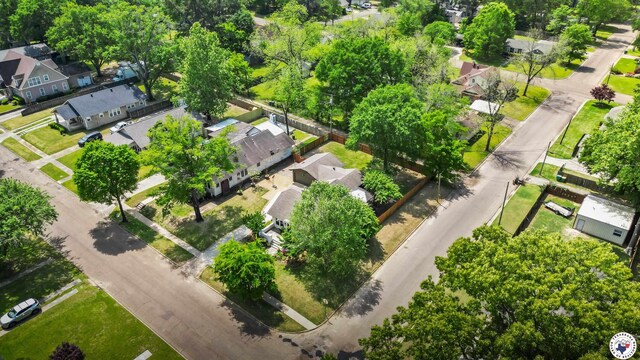 bird's eye view featuring a residential view