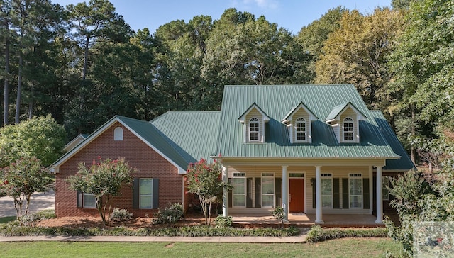 view of front of house with a porch