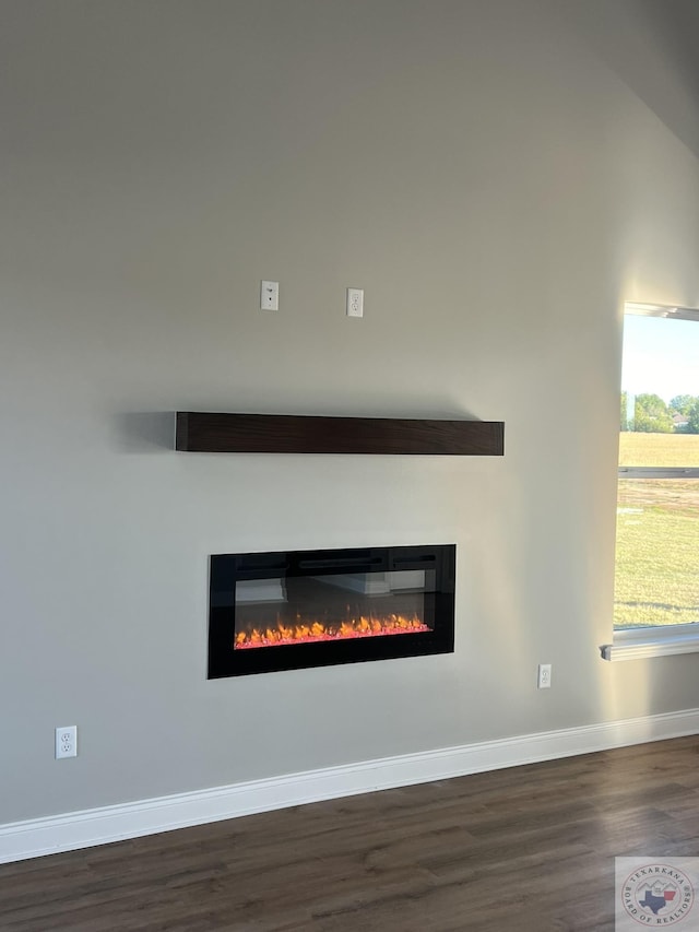 details with hardwood / wood-style floors