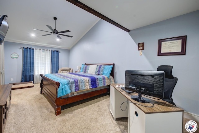 13 Timberlane St, Texarkana, TX 75501 - bedroom with carpet floors, a desk, ceiling fan, and recessed lighting