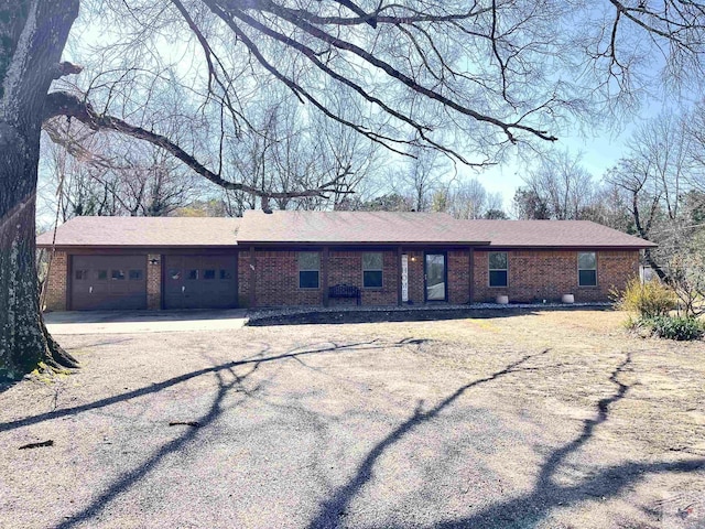 ranch-style house with a garage