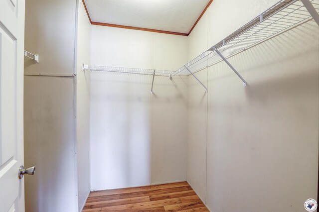 9960 W New Boston Rd, Hooks, TX 75561 - spacious closet featuring wood finished floors
