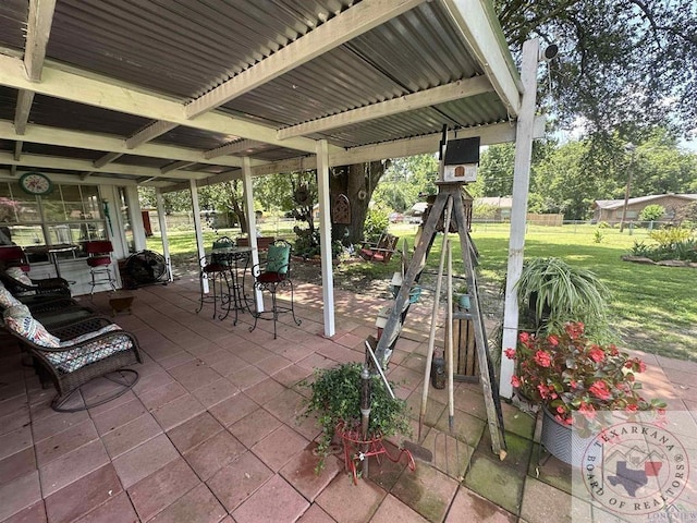 view of patio