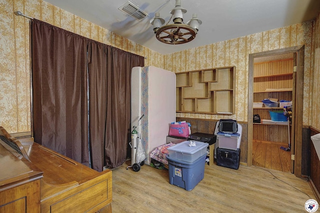 interior space featuring visible vents