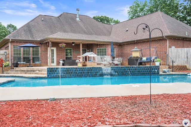 215 Hunters Cv, Texarkana, TX 75503 - view of swimming pool with a patio