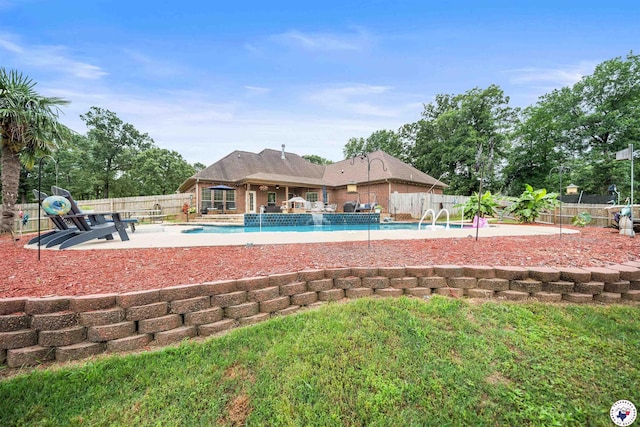 215 Hunters Cv, Texarkana, TX 75503 - view of swimming pool featuring a patio