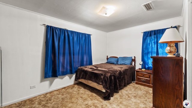 119 Hall St, New Boston, TX 75570 - carpeted bedroom featuring baseboards and crown molding