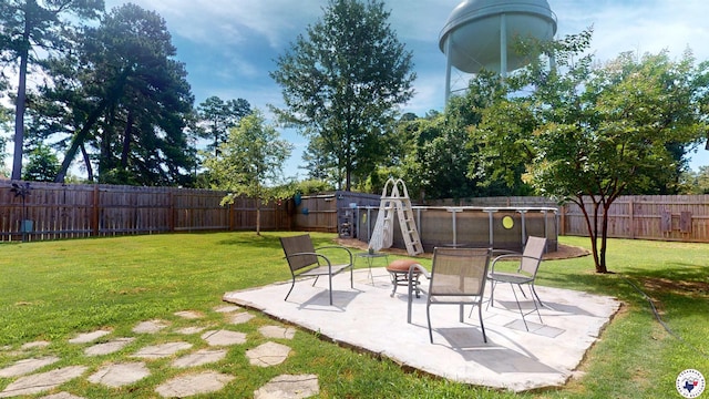 142 Corley Cir, Wake Village, TX 75501 - view of yard featuring a patio