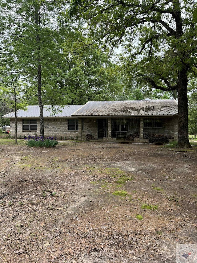 view of ranch-style home