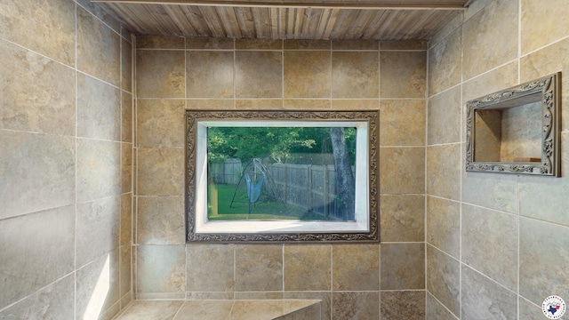 525 Longhorn Rd, Maud, TX 75567 - bathroom view of wood ceiling