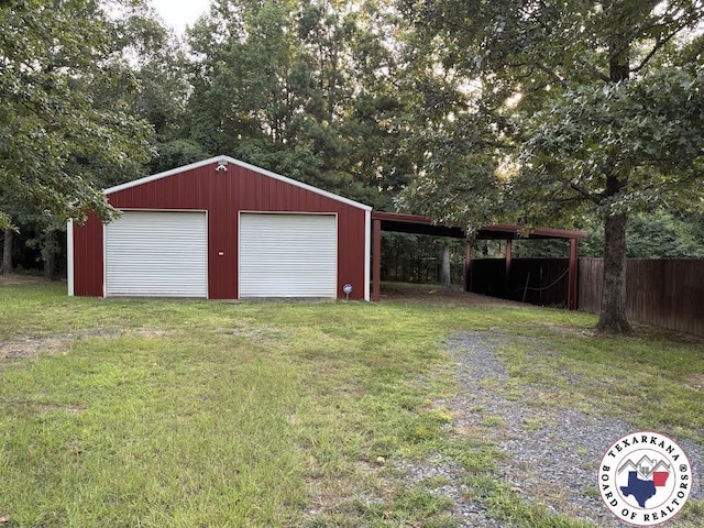 147 Mc 458, Texarkana, AR 71854 - garage featuring a detached garage