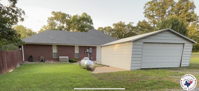147 Mc 458, Texarkana, AR 71854 - rear view of house with brick siding and an outbuilding