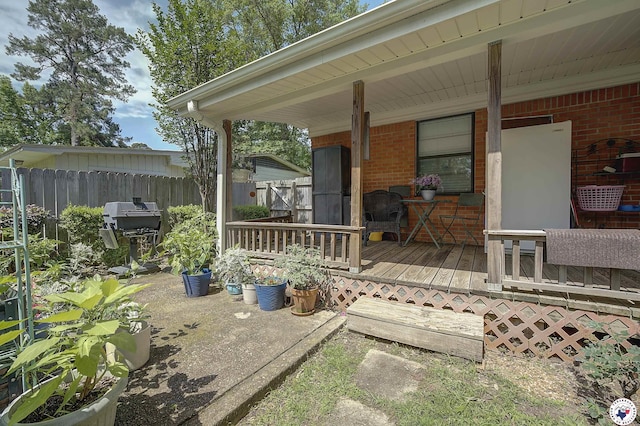 3916 Sabine Ave, Texarkana, TX 75503 - entrance to property with brick siding and a porch
