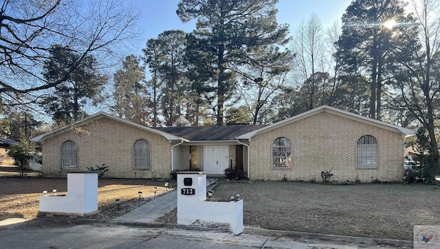 view of ranch-style house