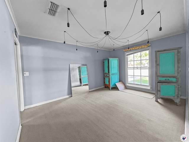 3223 Walnut St, Texarkana, TX 75503 - carpeted spare room with ornamental molding and baseboards
