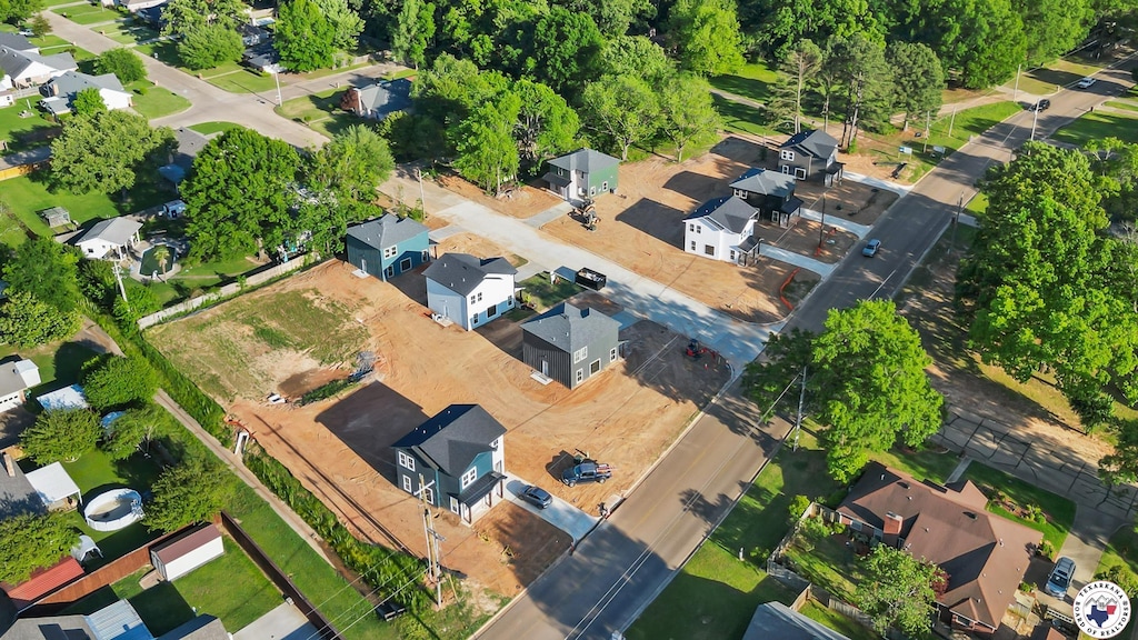 bird's eye view featuring a residential view