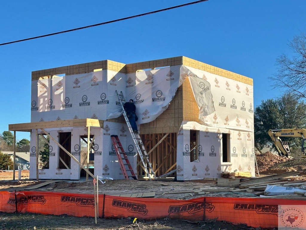 view of property under construction