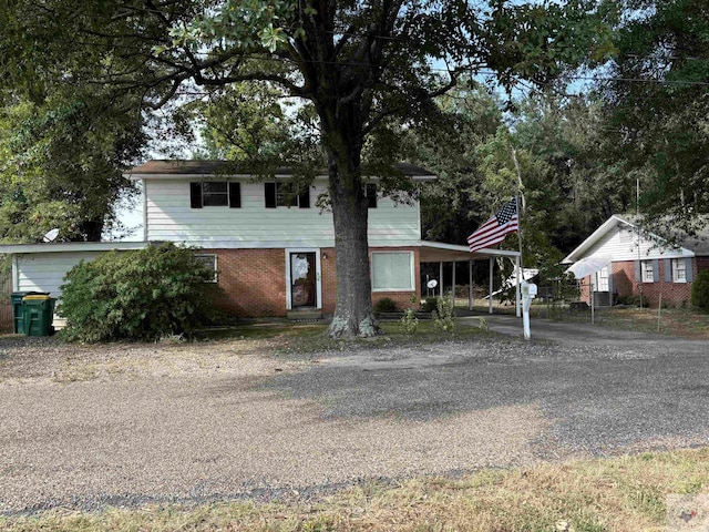 view of front of home