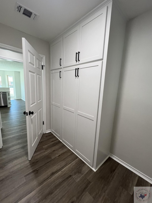 closet with visible vents