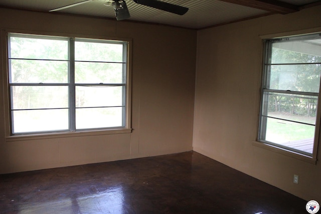 403NFOSTER N Foster St, Linden, TX 75563 - empty room featuring a ceiling fan and healthy amount of natural light