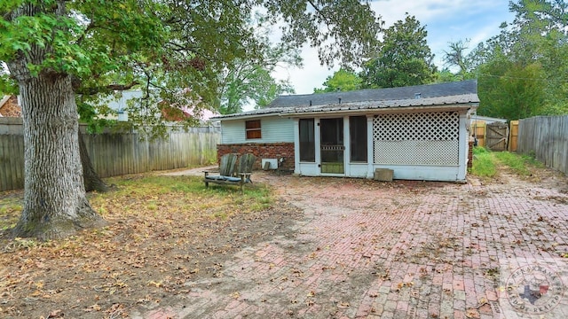 view of back of property