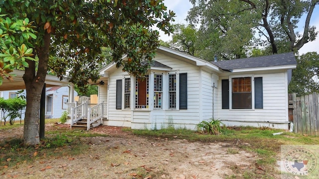 view of property exterior