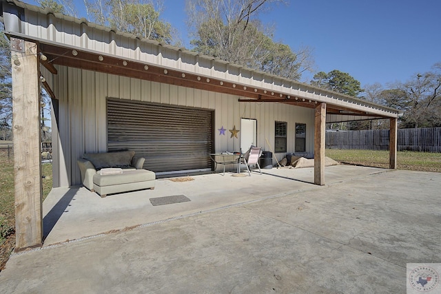 exterior space with a patio area