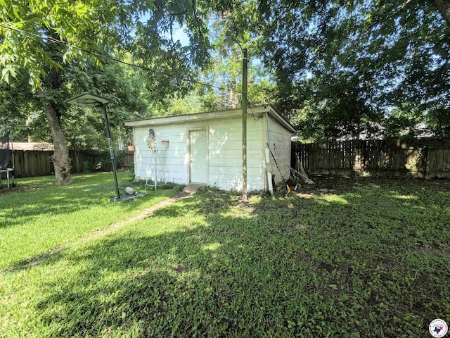 3319 Rhozine Ln, Texarkana, TX 75503 - view of shed with a fenced backyard