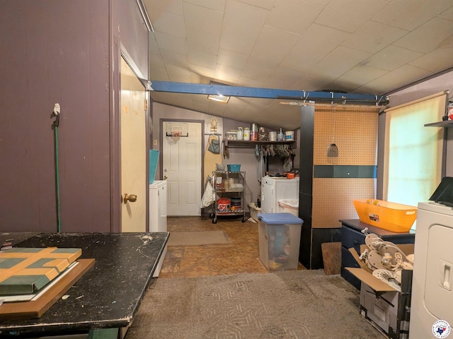 3319 Rhozine Ln, Texarkana, TX 75503 - basement with washer / dryer
