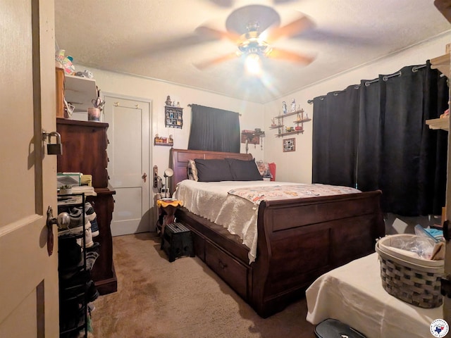 3319 Rhozine Ln, Texarkana, TX 75503 - carpeted bedroom with a ceiling fan