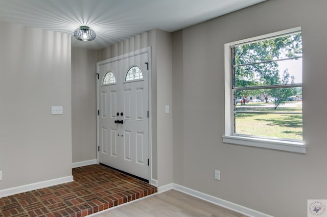 entryway with a wealth of natural light