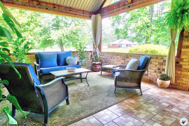 220 Quail Trl, Texarkana, TX 75501 - view of patio / terrace with outdoor lounge area